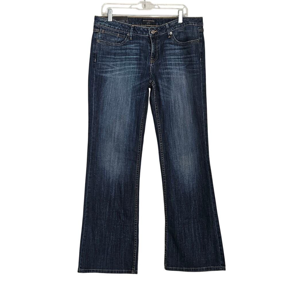 SALE Banana Republic Midrise Bootcut Jeans Rear Flap Pockets Sz 31/12R NWT